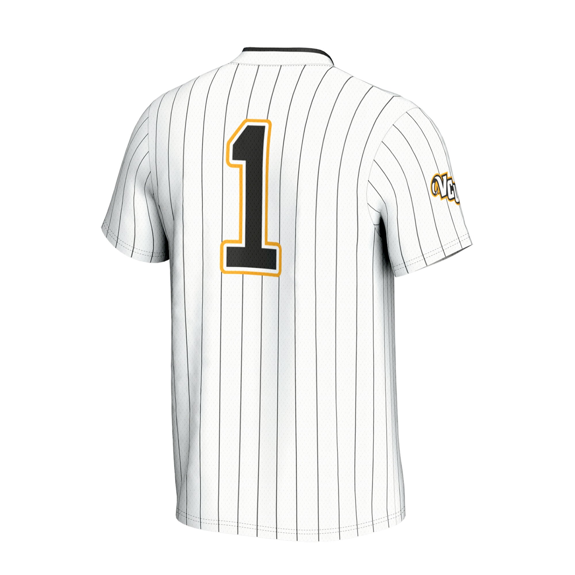 [NJP] VCU Rams GameDay Greats Unisex Lightweight Collegiate Softball Fashion Jersey - White