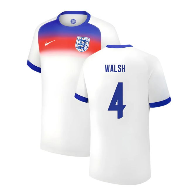 2025 England Womens Team Home Shirt (Unisex) (WALSH 4)