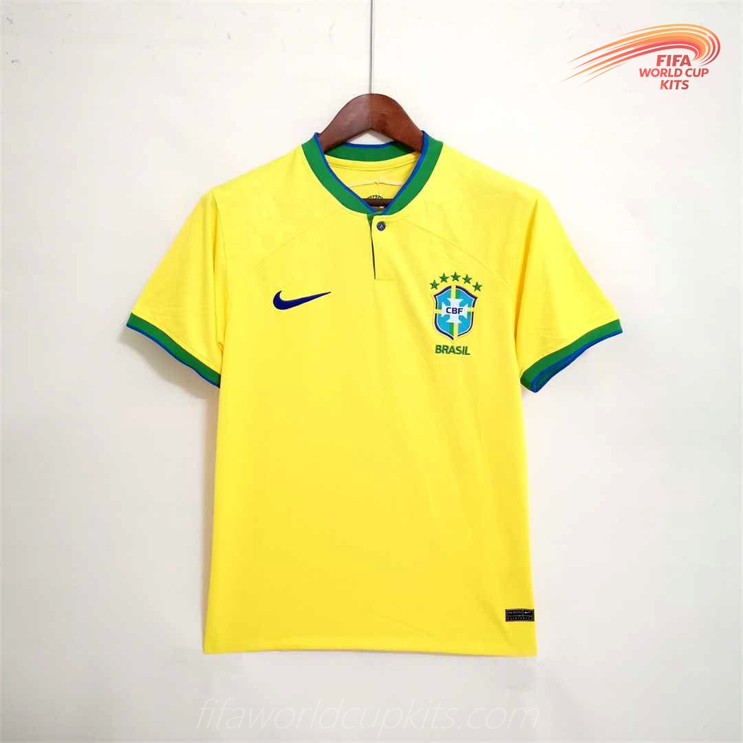 First Choice Football Jersey of Brazil season 2022 FIFA World Cup