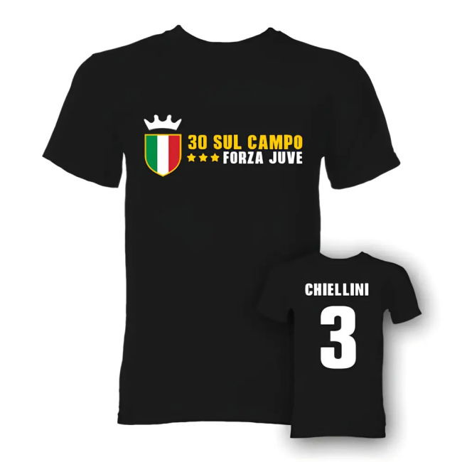 True Juve Chiellini #30 Superior Craftsmanship New Release Shirt