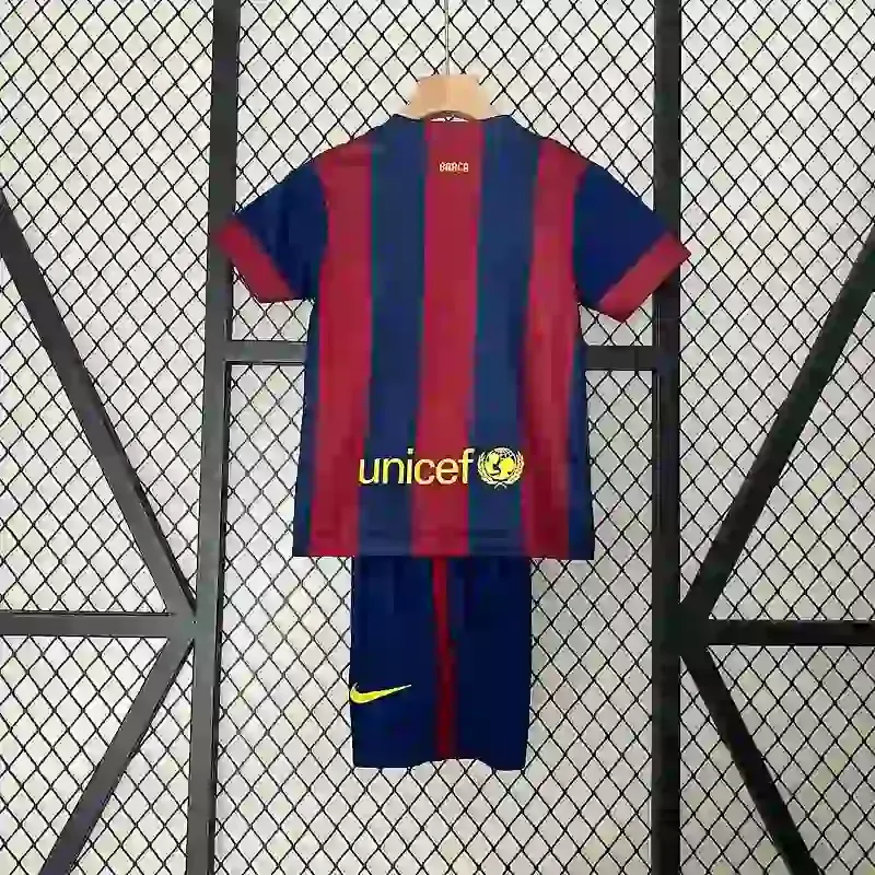 Cheap 2014-2015 Kids Barcelona Jersey retro kit