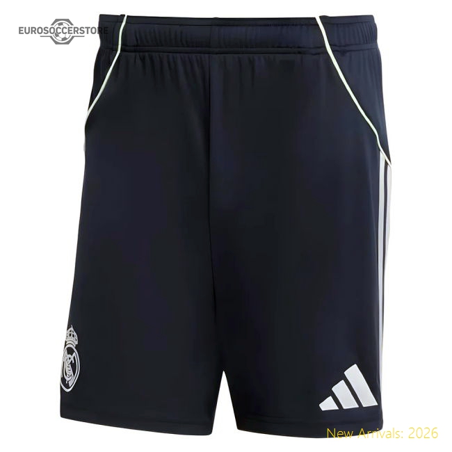 Trending 2025-2026 Real Madrid Away Shorts (Legend Ink)