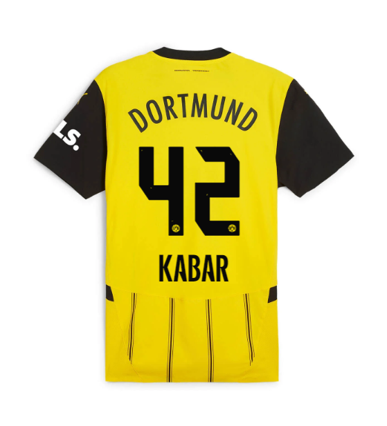 Borussia Dortmund 24-25 Season Home Kabar 42 Football Jersey