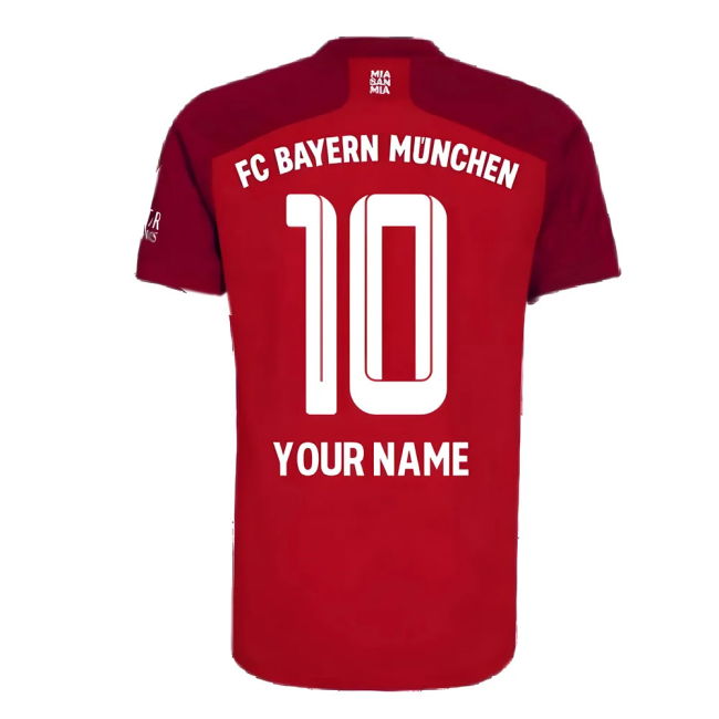 2021-2022 Bayern Home Soccer Jersey (Your Name) | Replica