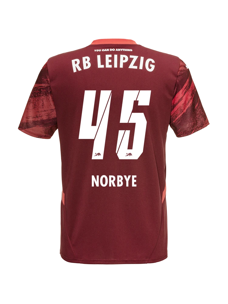 RB Leipzig 24-25 Season Away NORBYE 45 Football Jersey