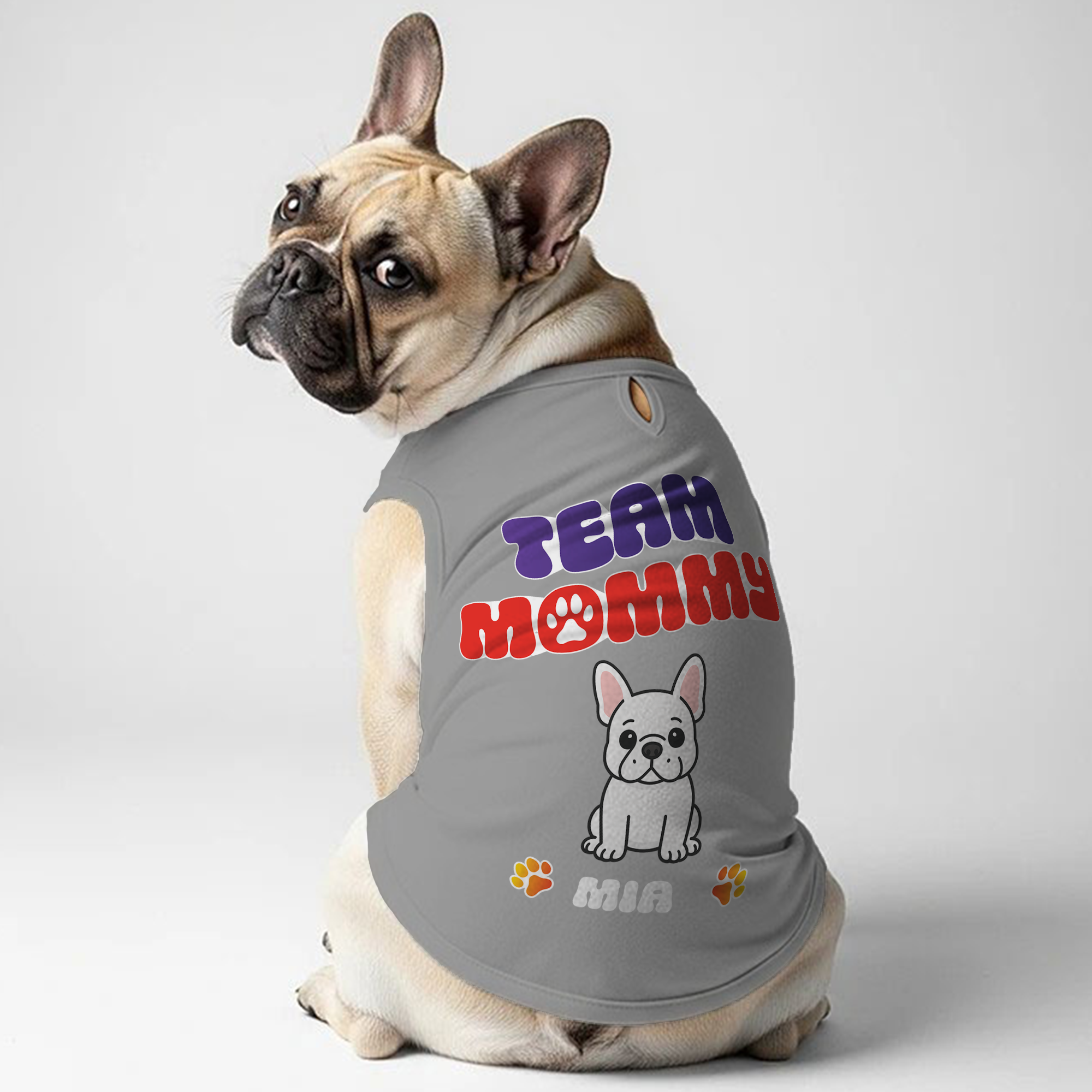 | Custom Dog T-shirt For French Bulldogs Outdoor Style | Trendy Style