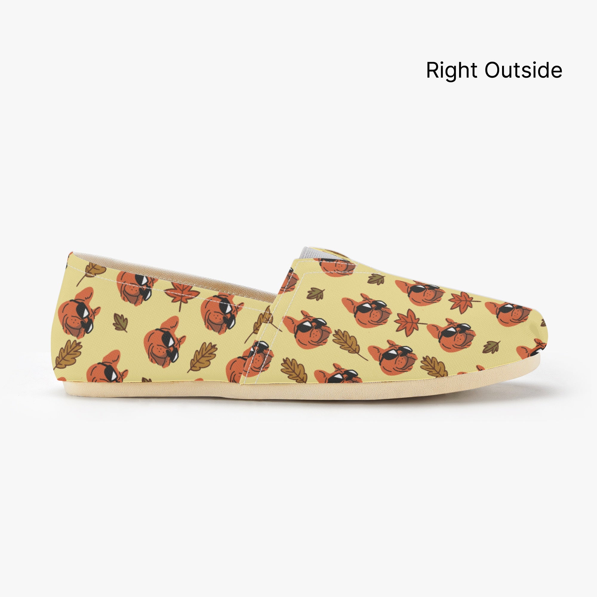 French Bulldog Denim Casual Canvas Shoes Cozy Paw Wear