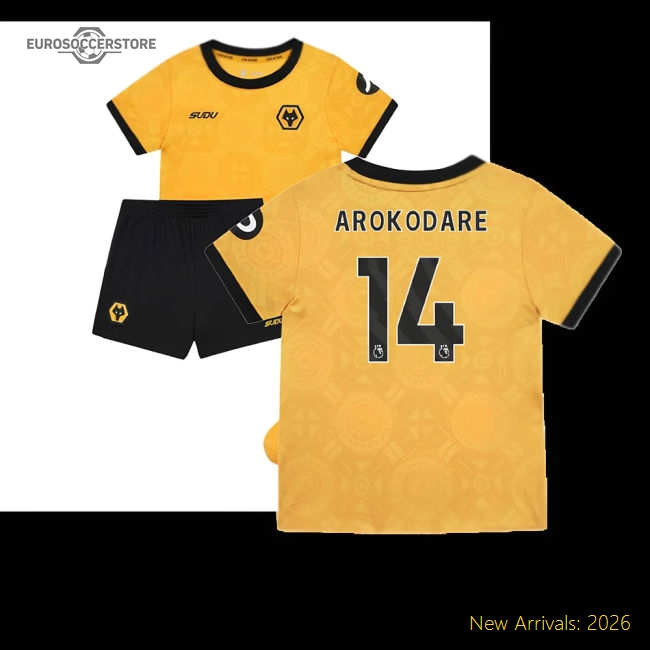 Soft Football Team Kids Jersey Arokodare 2025-2026 Performance Fabric