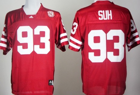 Men's None Ndamukong Suh #93 embroidered Red 2024 replica Jersey