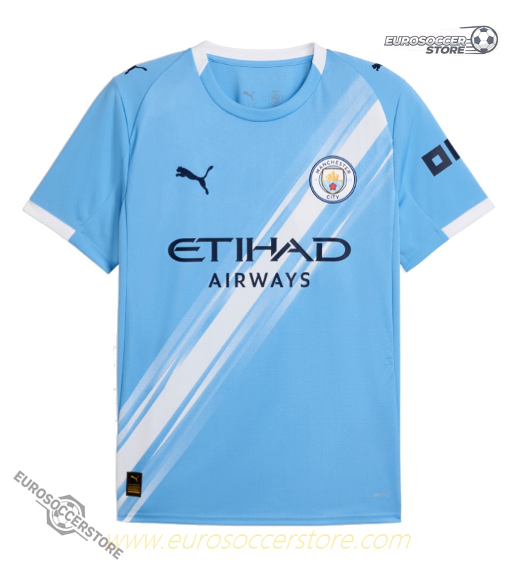 Rúben's No. 3 Manchester City Home Jersey for the 25-26 UEFA Champions League Season