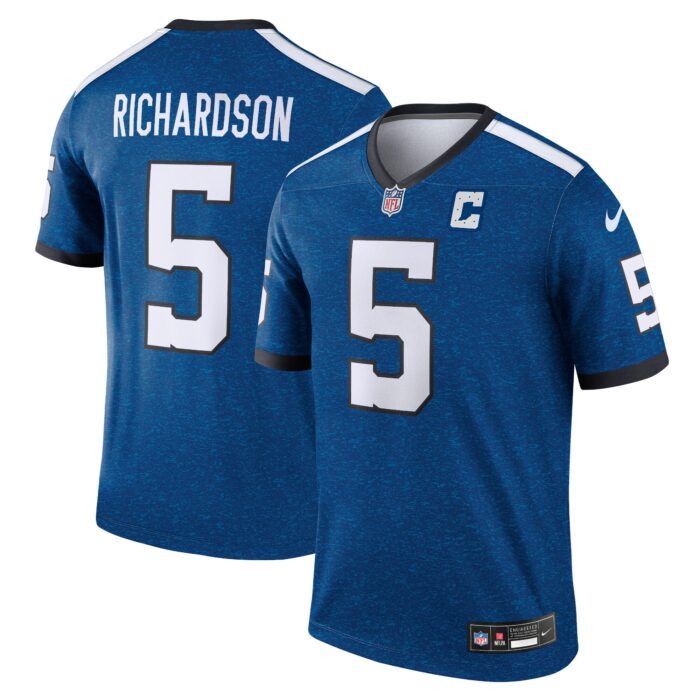 None Men's Indianapolis Colts Championship Replica Jersey Football A