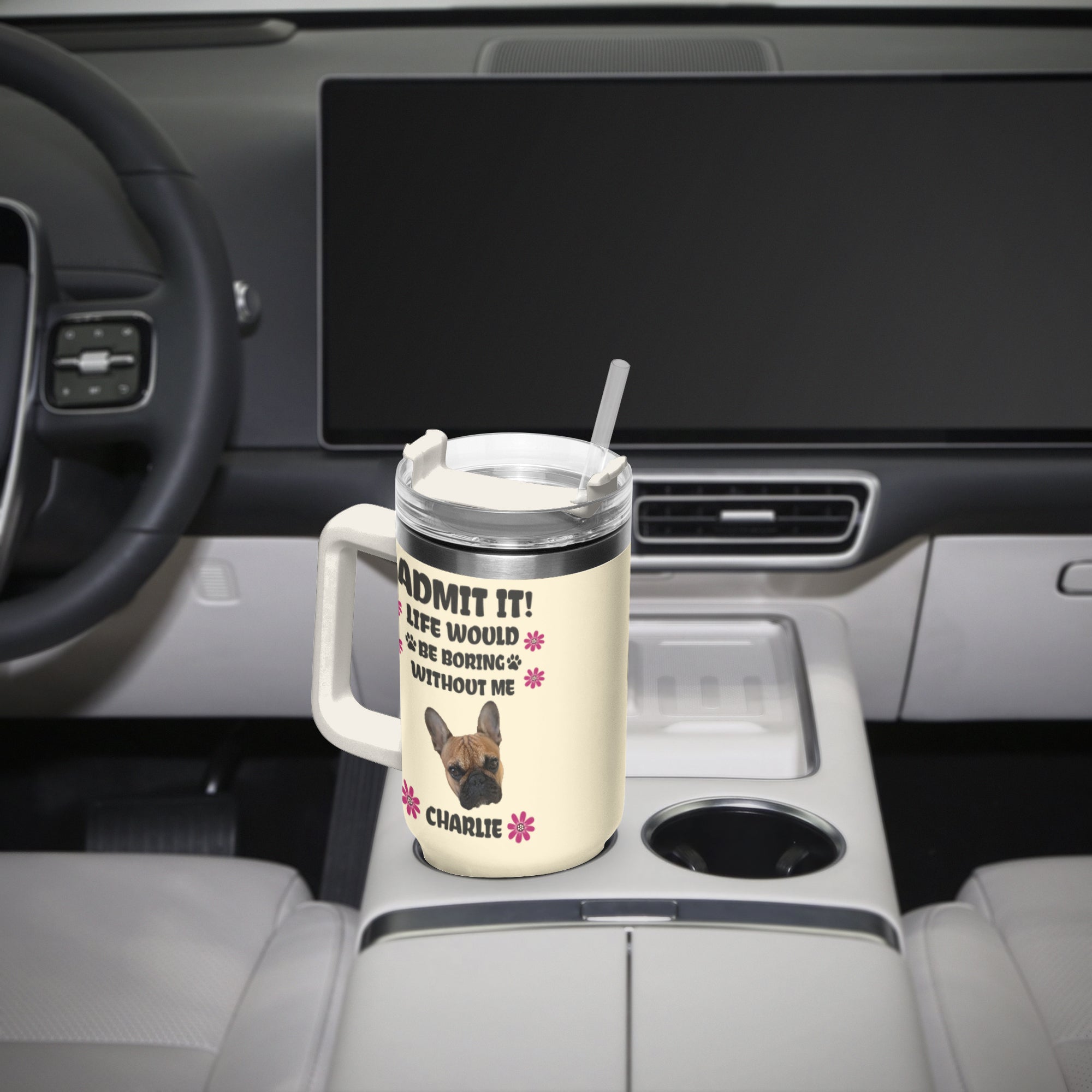 Luna - Personalized Car Tumbler Cup