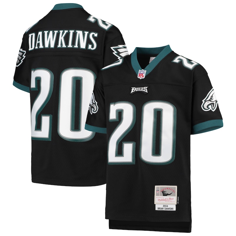 None Brian Dawkins PHI Eagles Powerful Game-Ready Jersey Football Appa