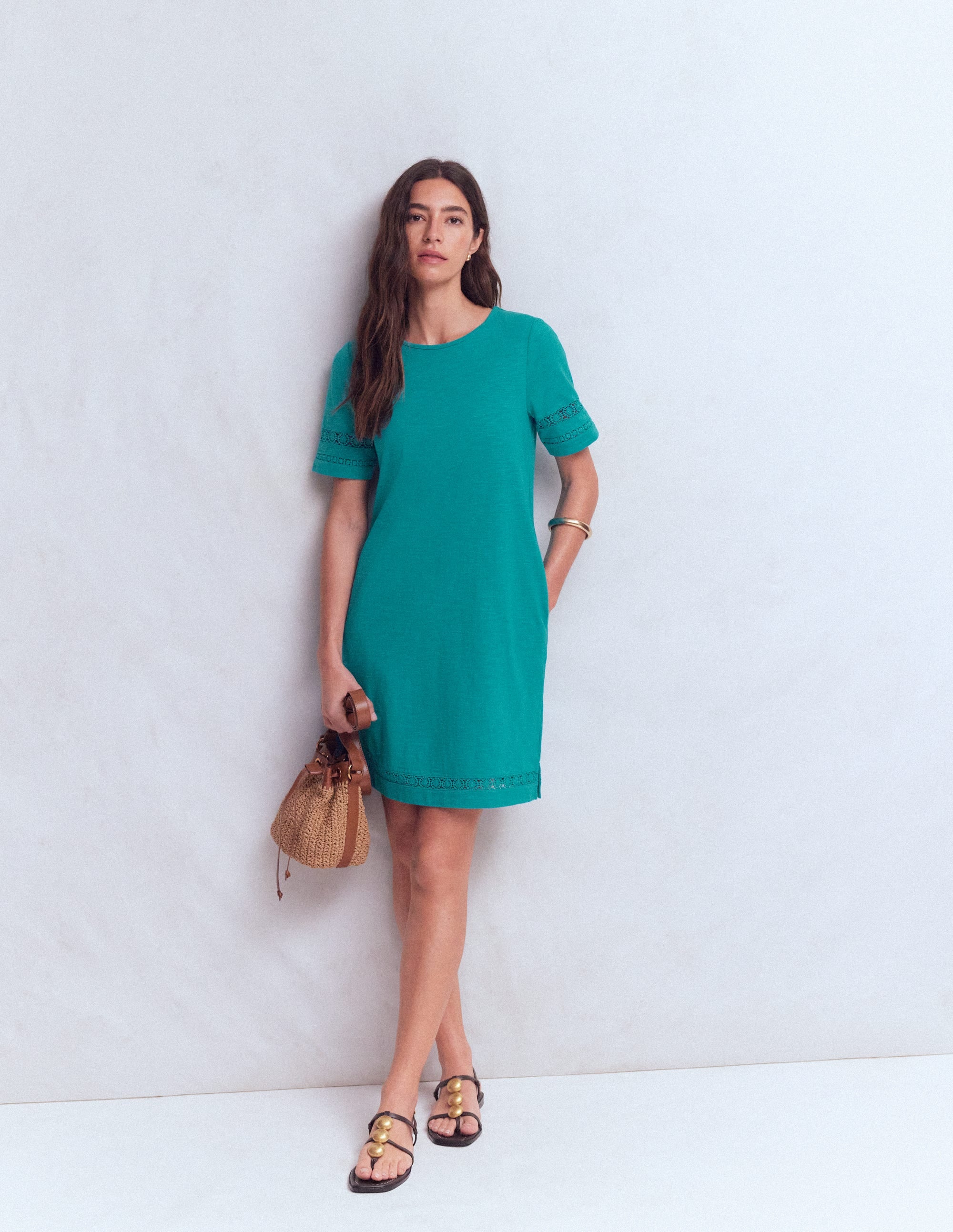 Hattie Jersey T-shirt Dress