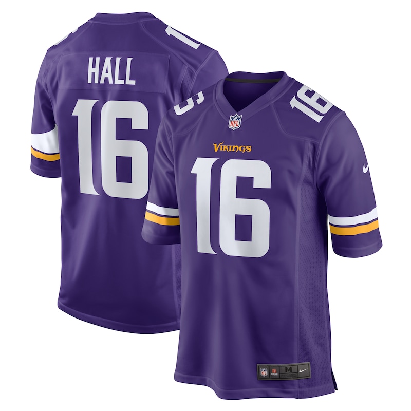 None Jaren Hall MIN Vikings Stylish High-Quality Jersey Football Appar