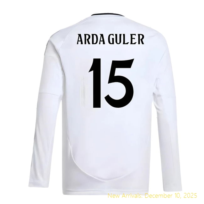 2024-2025 Real Madrid Home Shirt - Durable Supporter Wear (Arda Guler...