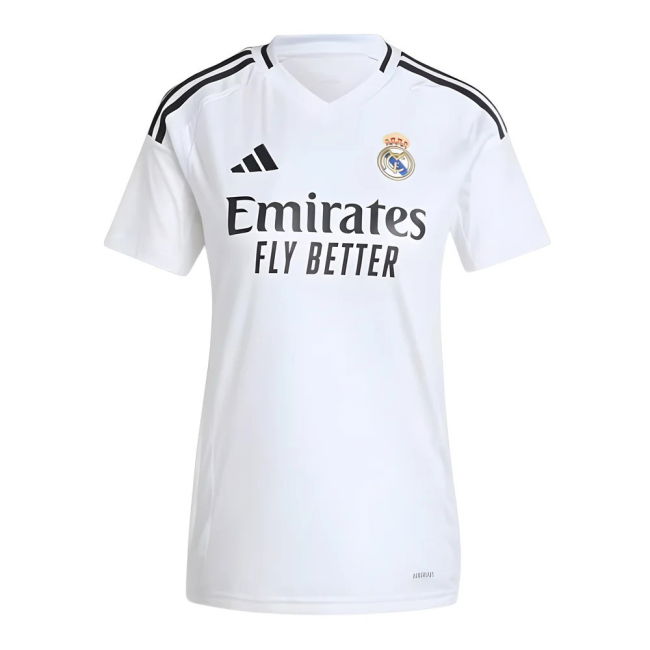 2024-2025 Real Madrid Home Sleek Football Shirt - Womens (Womens)