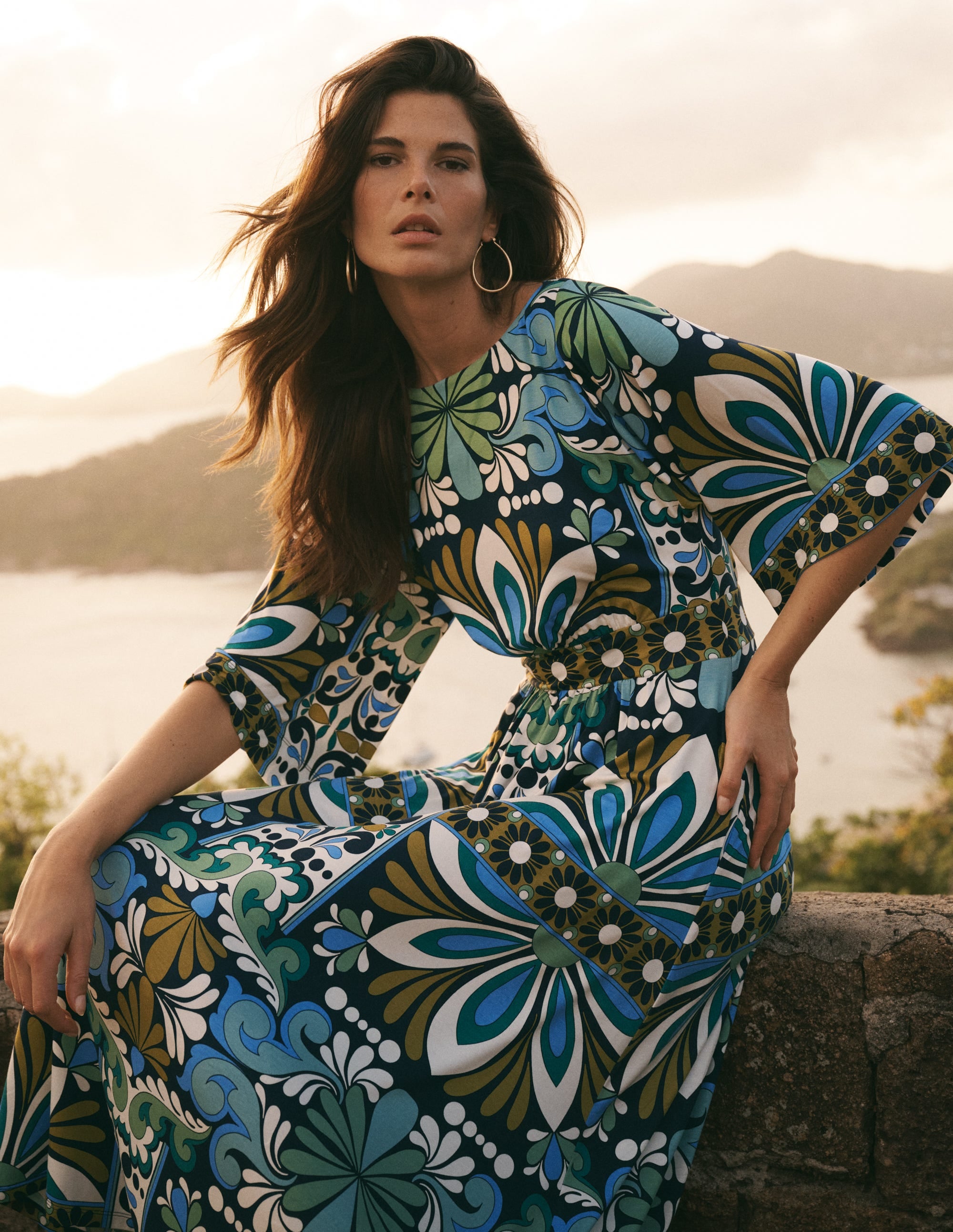 Imelda Kimono Jersey Dress