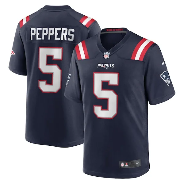 Performance New England Patriots Game Jersey - Premium Navy NFL Fan...