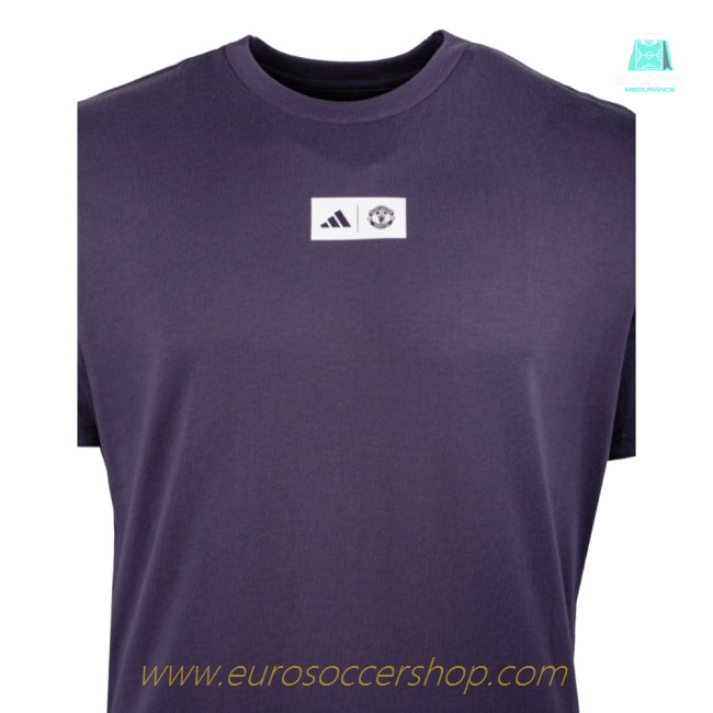 2025-2026 Man Utd Seasonal Graphic Tee (Trace Purple)