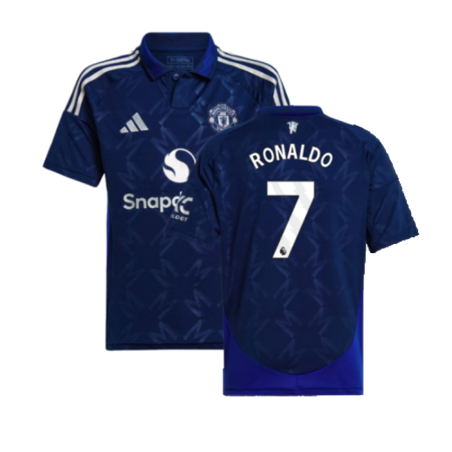 2024-2025 Man Utd Away Jersey (Kids) (Ronaldo 7) Player Replica