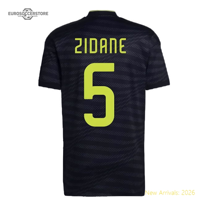 Official Match-Day 2022-2023 Real Madrid Third Shirt (Zidane 5)