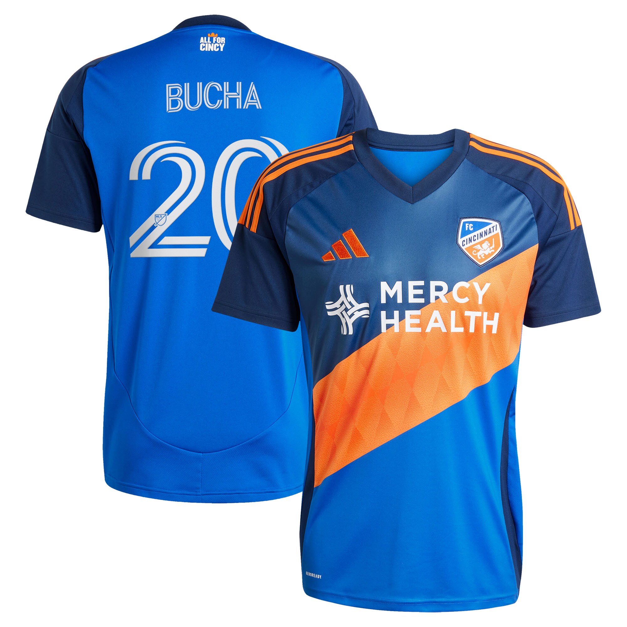 [LK] Pavel Bucha FC Cincinnati 2025 Orange and Blue Legacy Kit Replica Jersey - Blue