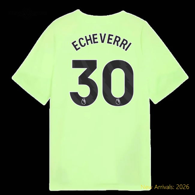 Soft Kids Man City Echeverri Jersey 2025-2026 Lightweight