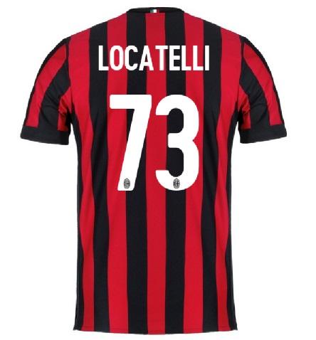 AC Milan Home 201718 LOCATELLI 73 Shirt - Official Replica 9791