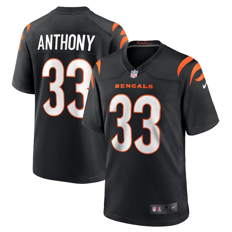 None Daijahn Anthony CIN Bengals Official Authentic Jersey for NFL Fan
