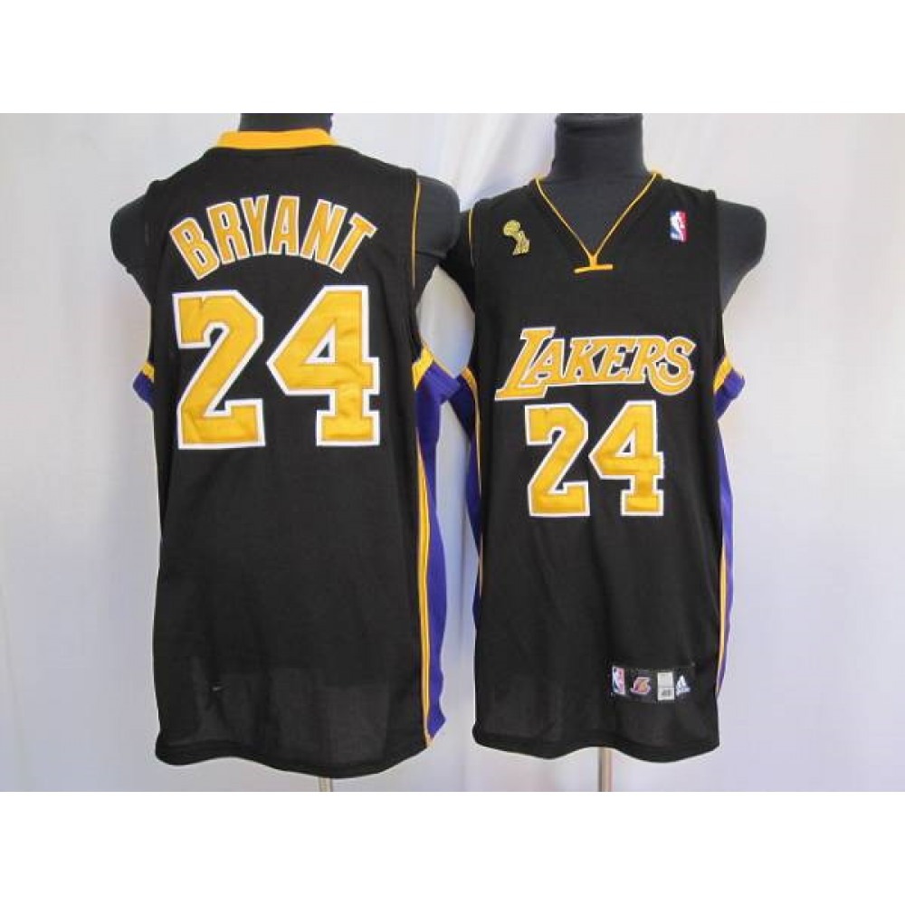 Game Day Genuine Men's LA Lakers #24 Kobe Black Basketball Jersey