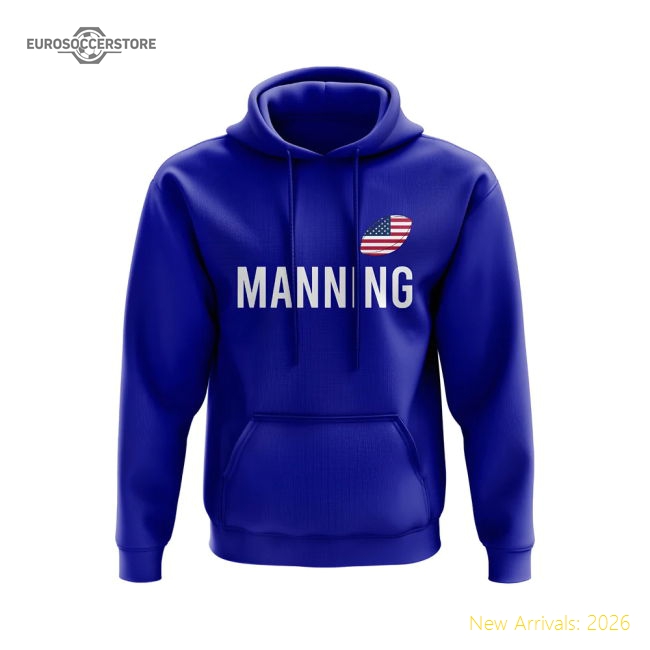 First-class Peyton Manning Stars And Stripes Name Hoody (royal Blue)