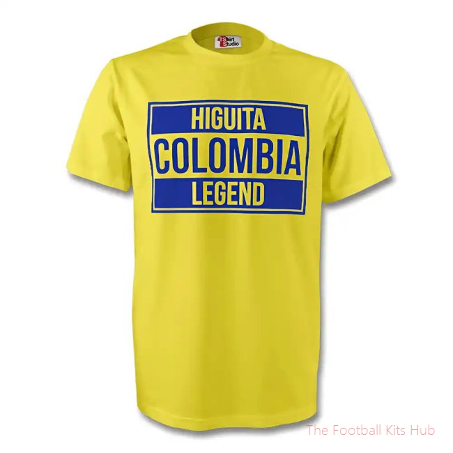 Rene Higuita Colombia Legend Tee (yellow)