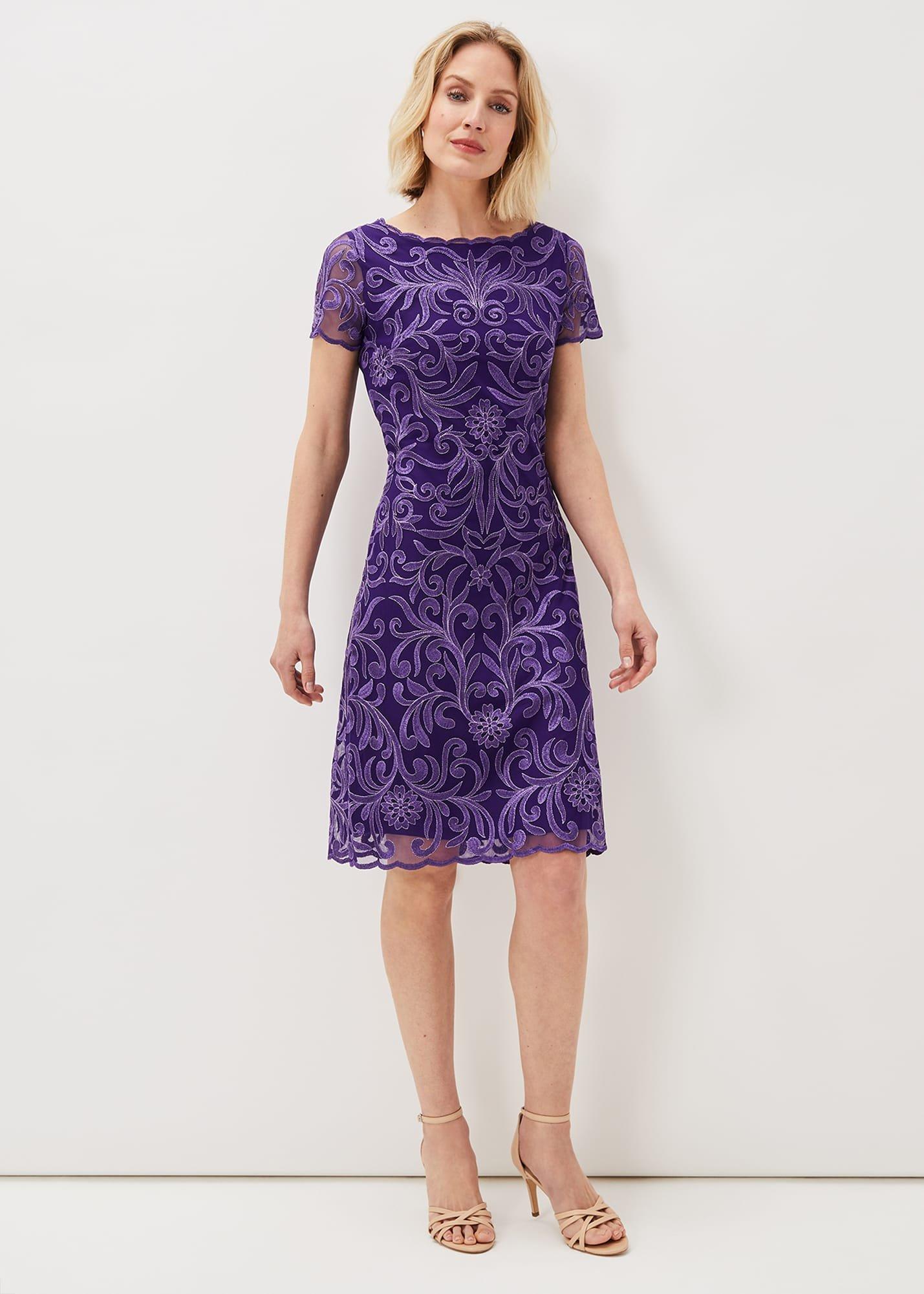 Nessa Embroidered Midi Dress