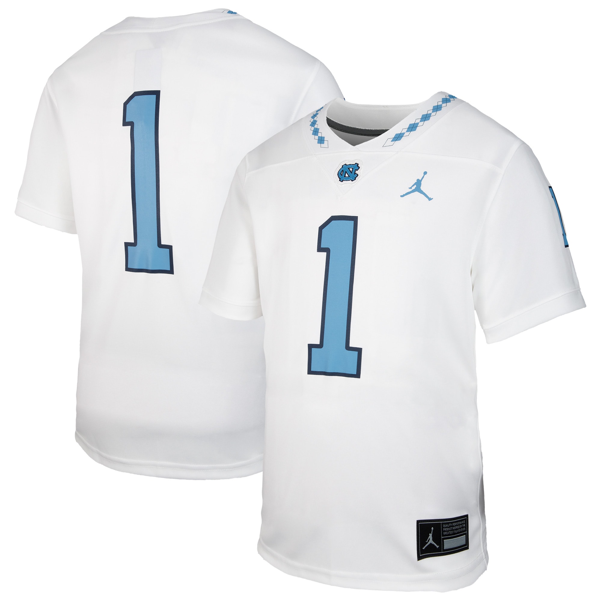 [NJP] Women's North Carolina Tar Heels Untouchable Replica Game Jersey - White