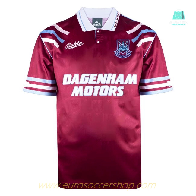 West Ham United 1992 Retro Football Shirt