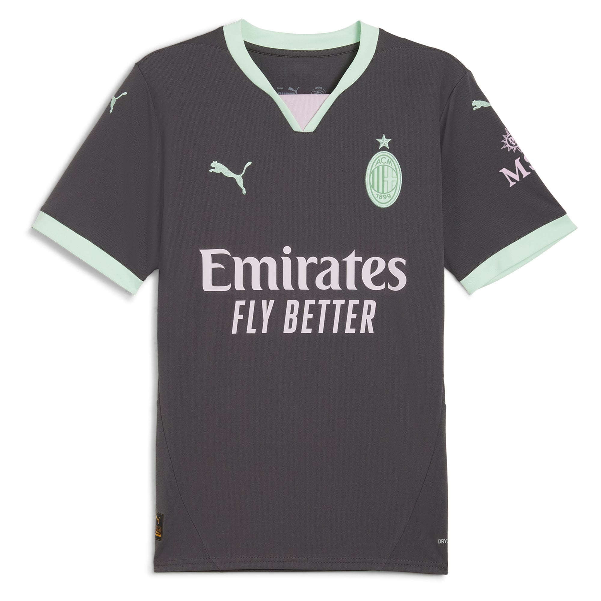 [JED] Christian Pulisic AC Milan 2024/25 Third Replica Player Jersey - Charcoal