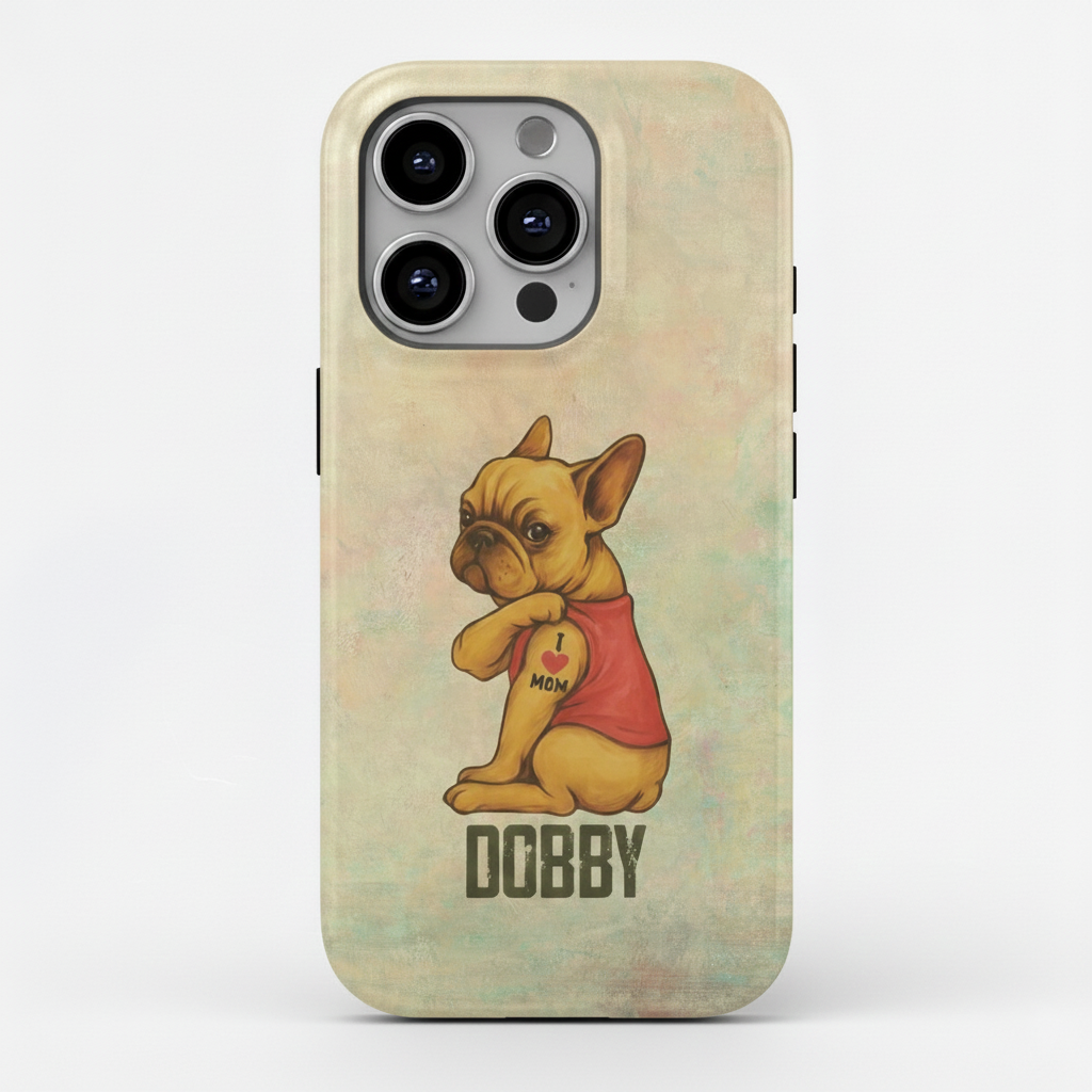 French Bulldog Ames Personalized Dual Layer Phone Case Durable Dog Item