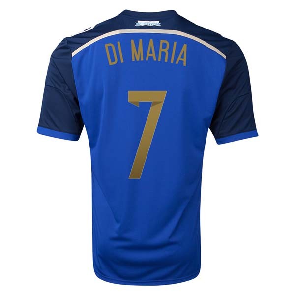 Premium Quality Argentina 1415 Away Soccer Shirt 7 DI MARIA