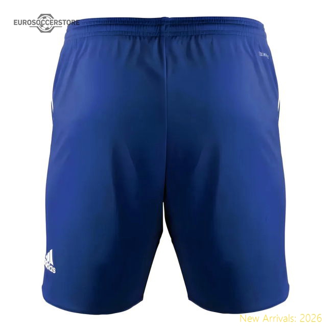 2017-2018 Schalke Adidas Away Match Shorts (blue) - Kids