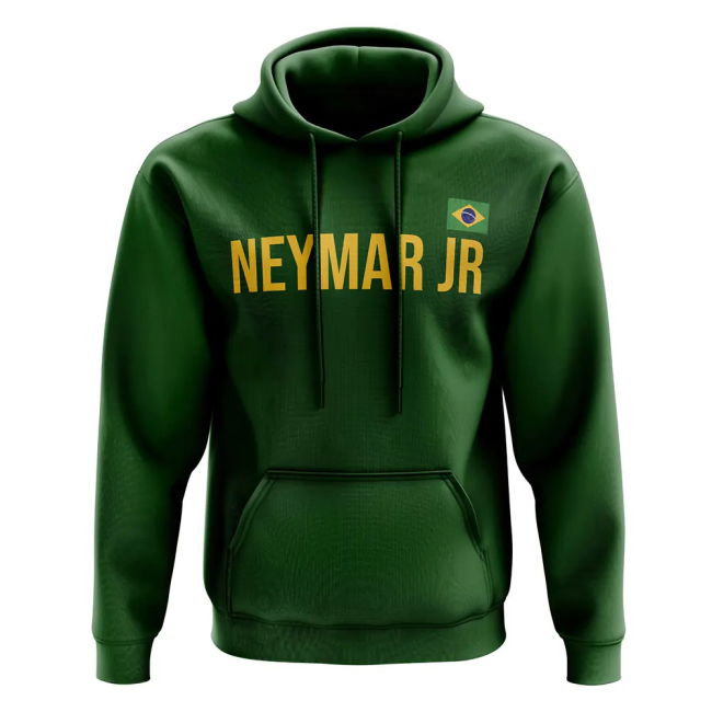 Championship Neymar Jr Brazil Name Hoody (Green) Championship