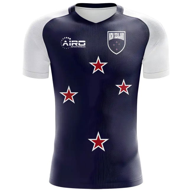 2025-2026 New Zealand Flag Concept Football Shirt - Womens