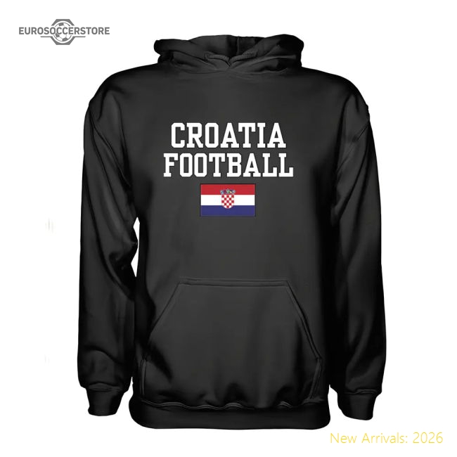 Croatia 2024-2025 Regular Hoodie - Official Recycled Polyester