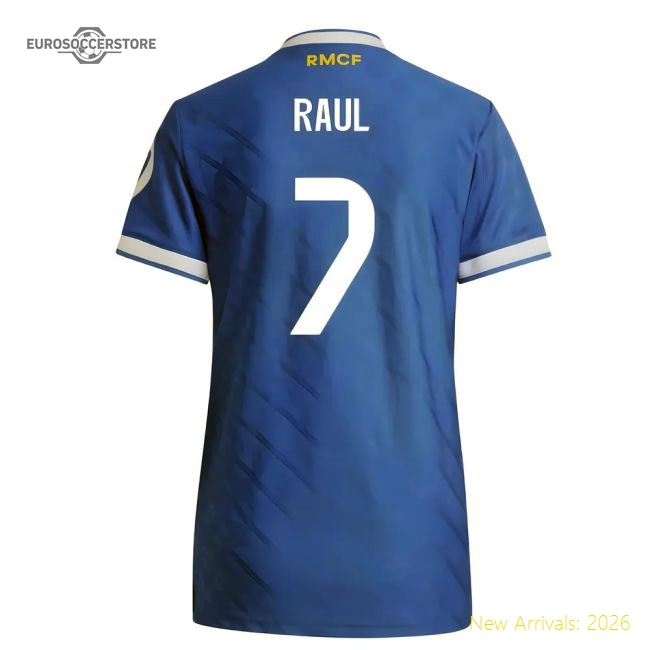 Real Madrid Womens) (raul Third Premium Jersey Premium Fabric