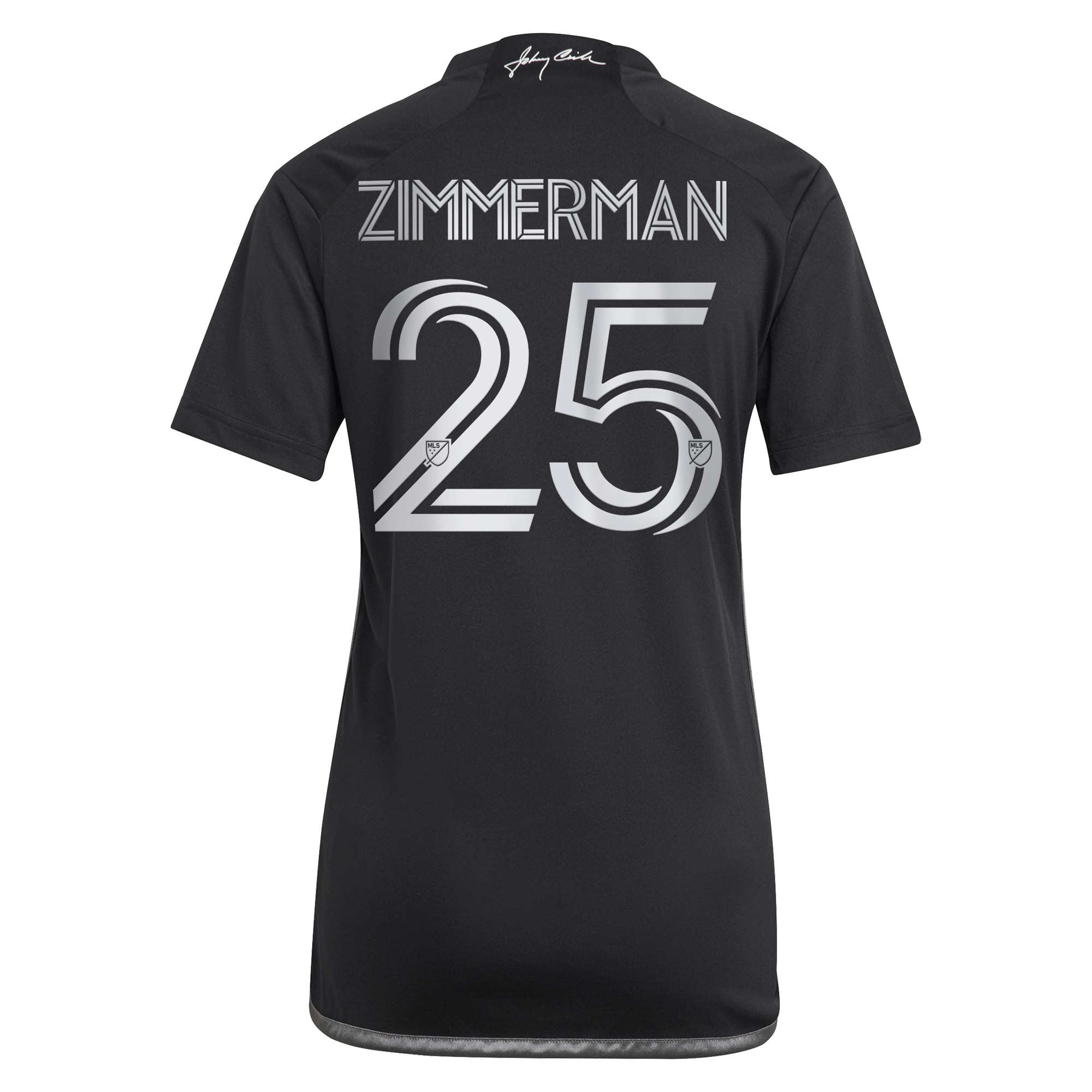 [JED] Walker Zimmerman Nashville SC Women's 2023 Man In Black Kit Replica Player Jersey - Black