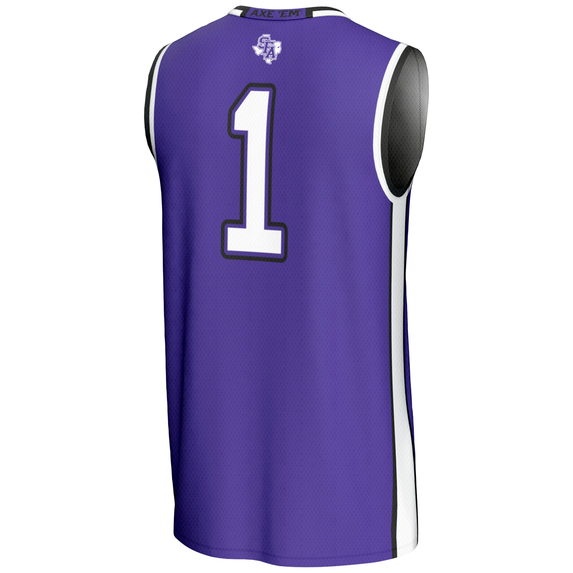 [NJP] Stephen F #1 Austin Lumberjacks GameDay Greats Youth Lightweight Basketball Jersey - Purple