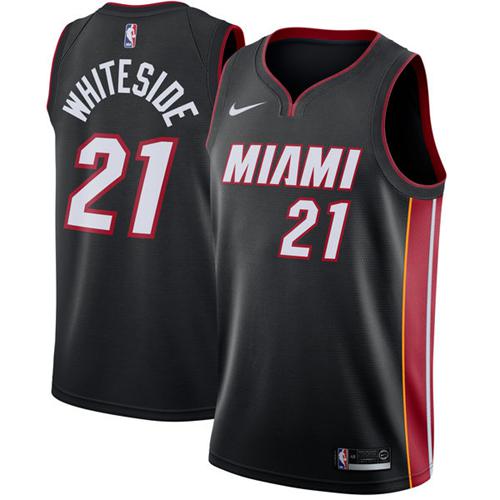 Nike Heat Black Miami Heat #21 Jersey - Reasonably Priced Basketball Jersey