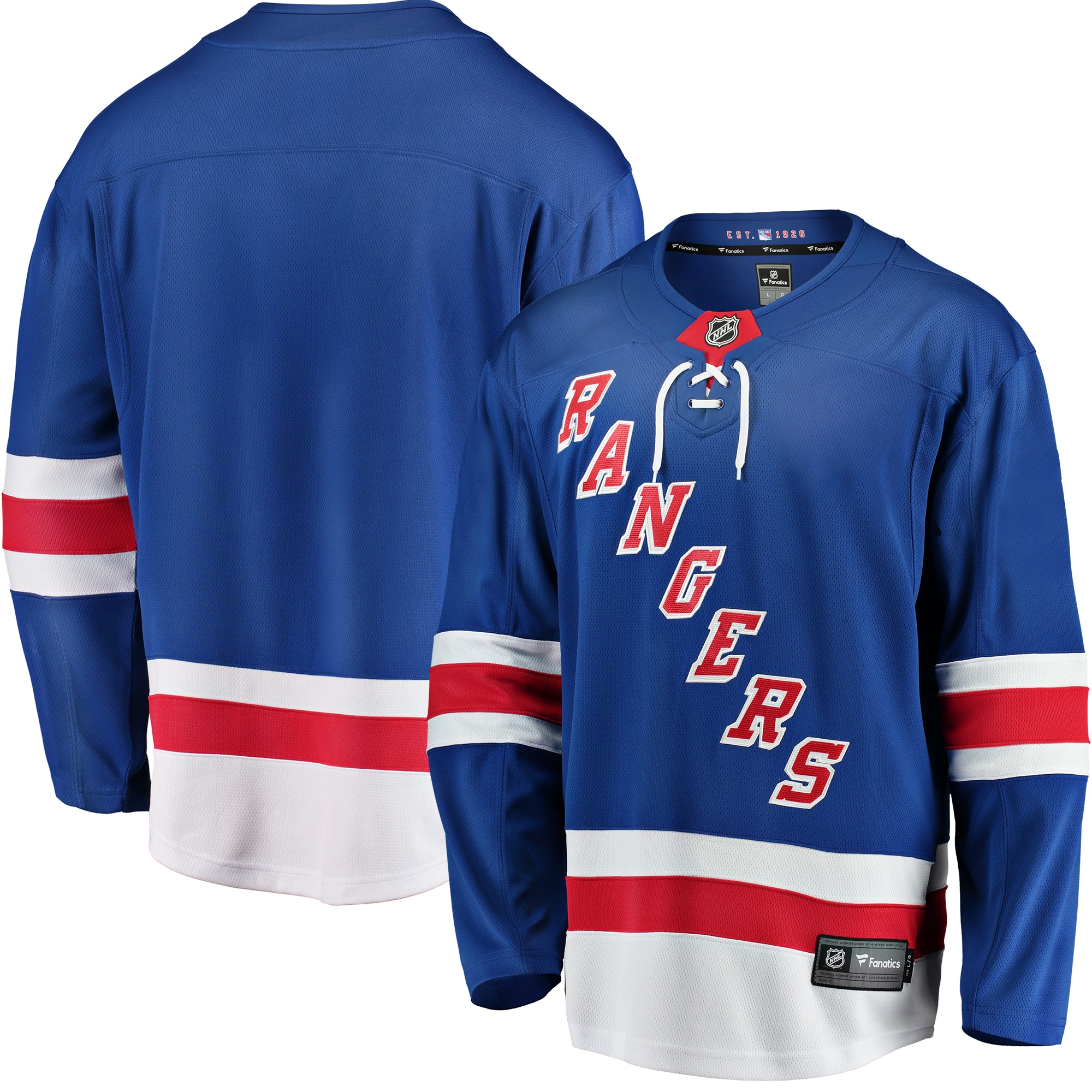 [SJH] Youth New York Rangers Breakaway Home Jersey - Blue