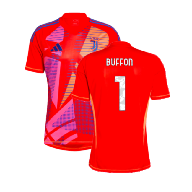 Premium 2024-2025 Black And Whites Home Goalkeeper Shirt (red) (buf