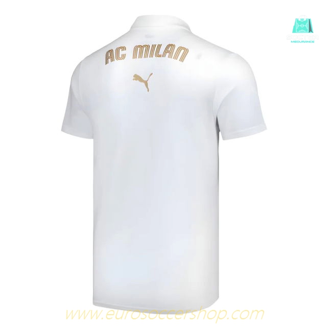 2024-2025 AC Milan Casuals Polo Shirt (White)